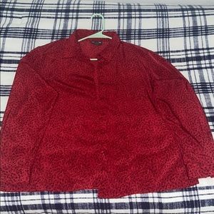 Silk button down dress shirt